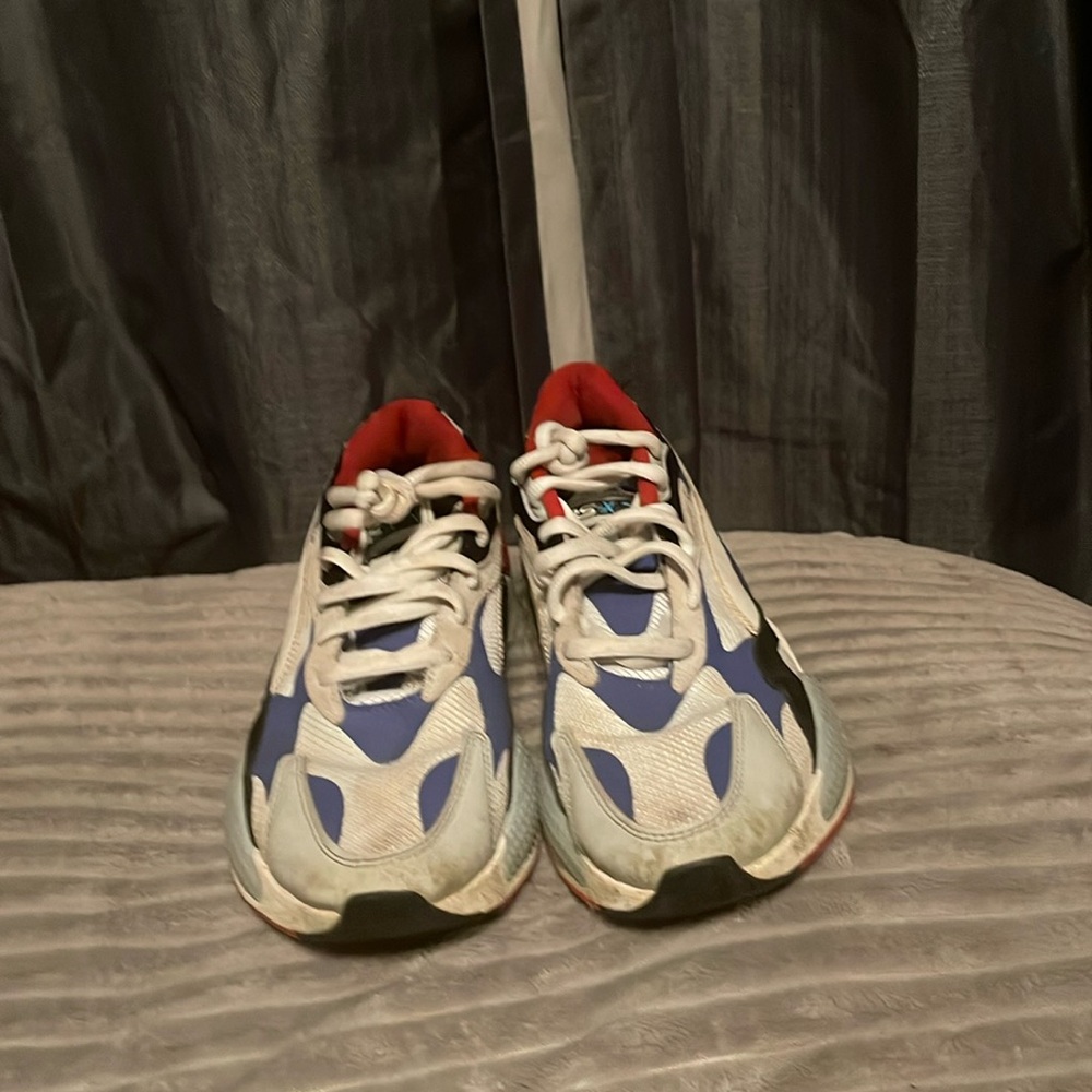 Men’s puma RS-X beige red blue gray and white
